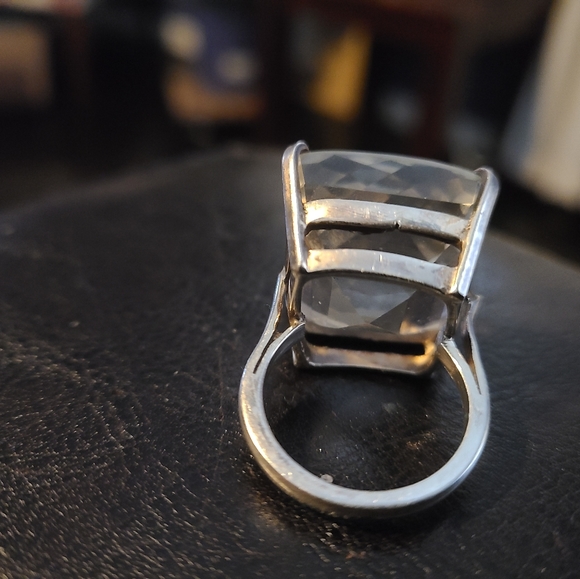 Large crystal quartz ring - Picture 5 of 5